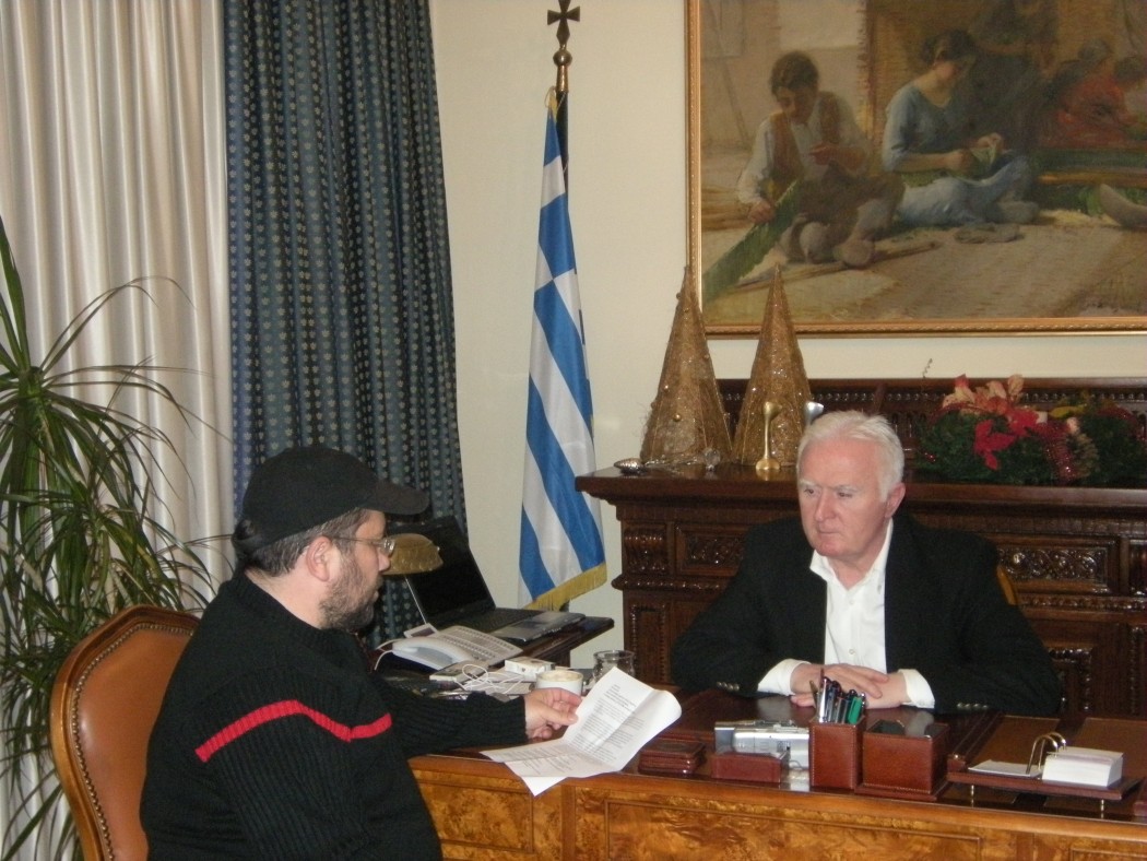 O δήμαρχος Αγρινίου Παύλος Μοσχολιός μιλάει στο agrinionews.gr (video)