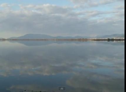 Λίμνη Λυσιμαχία με φόντο το Αγρίνιο (Vid)