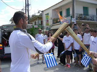 Η Ολυμπιακή Φλόγα στη Βόνιτσα