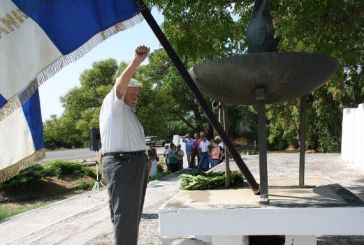 Πολιτικό μνημόσυνο του παραρτήματος Π.Ε.Α.Ε.Α. στα Καλύβια