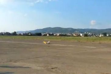 F-16… απογειώνεται από το αεροδρόμιο του Αγρινίου