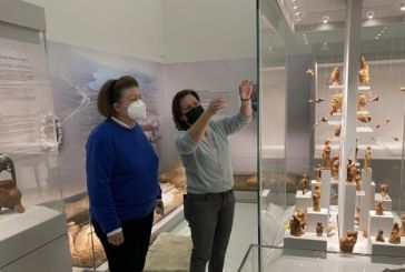 Αυτοψία Μενδώνη στο νέο Αρχαιολογικό Μουσείο Μεσολογγίου