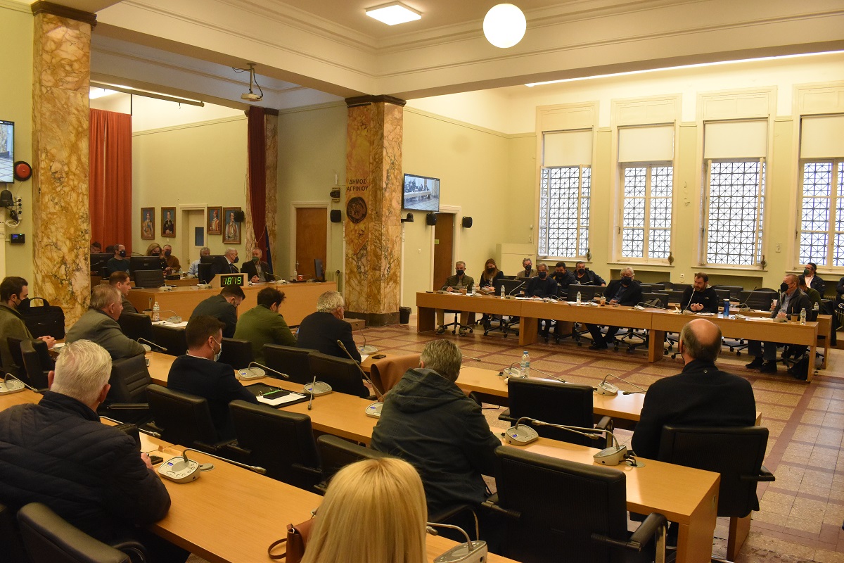 Συνεδριάζει Τετάρτη με 22 θέματα στην ατζέντα το Δημοτικό Συμβούλιο Αγρινίου