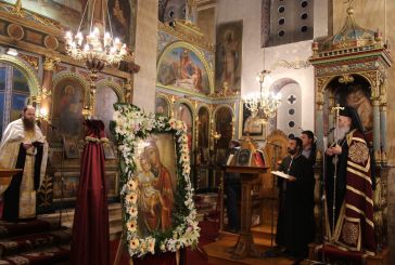 Αστακός: Χοροστατούντος Ιερόθεου οι Δ’ χαιρετισμοί στον Άγιο Νικόλαο