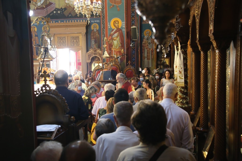 Μεσολόγγι: Πανηγύρισε ο Ιερός Ναός του Αγίου Παντελεήμονος (φωτο)